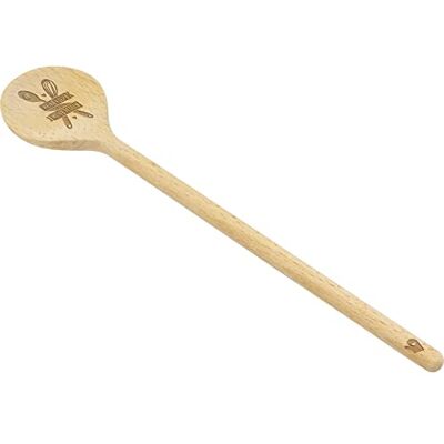 GRUSS & CO 47809 Cuillère en bois de hêtre avec motif gravé 28 cm GRUSS & CO 47809 Cuillère en bois de hêtre avec motif gravé 28 cm