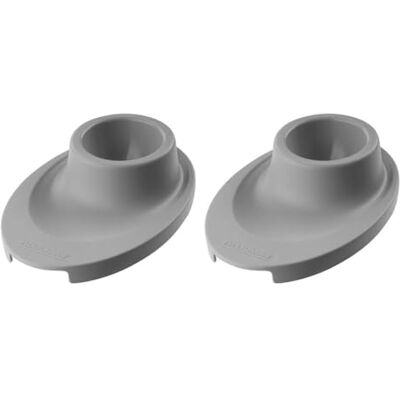 Fackelmann 33021 Set de 2 coquetiers en bioplastique, coquetier pour œuf à la coque, Lot de 2 coquetiers, Bioplastique, Gris, 11,5 x 8 x 2,5 cm Fackelmann 33021 Set de 2 coquetiers en bioplastique, coquetier pour œuf à la coque, Lot de 2 coquetiers, Bioplastique, Gris, 11,5 x 8 x 2,5 cm