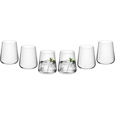 Gerlach 1760 Lot de 6 verres à eau, à cocktail, à jus, à dessert, 430 ml, passent au lave-vaisselle, modernes Gerlach 1760 Lot de 6 verres à eau, à cocktail, à jus, à dessert, 430 ml, passent au lave-vaisselle, modernes