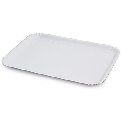 Guardini , Set de 2 plateaux 33x43 cm, Jetable, Carton, Blanc, Fabriqué en Italie, Ligne Easy Bake Guardini , Set de 2 plateaux 33x43 cm, Jetable, Carton, Blanc, Fabriqué en Italie, Ligne Easy Bake