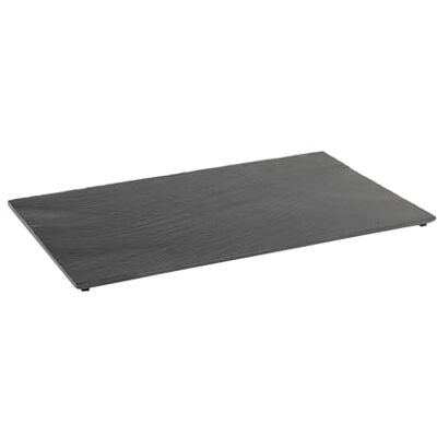 APS 1001 GN 1/1 Plateau en ardoise naturelle 53 x 32,5 cm Épaisseur du matériau 6-9 mm APS 1001 GN 1/1 Plateau en ardoise naturelle 53 x 32,5 cm Épaisseur du matériau 6-9 mm