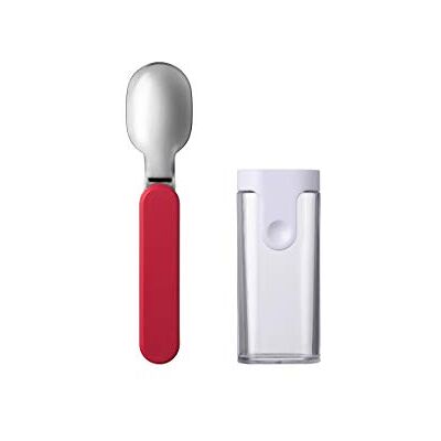 Mepal Cuillère Pliante Ellipse Cuillère Réutilisable à Emporter Cuillère Pliable pour Pot de Yaourt Couverts de Voyage Etui de Rangement Inclus Acier Inoxydable Nordic Red Mepal Cuillère Pliante Ellipse Cuillère Réutilisable à Emporter Cuillère Pliable pour Pot de Yaourt Couverts de Voyage Etui de Rangement Inclus Acier Inoxydable Nordic Red