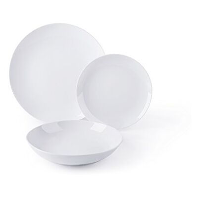 Excelsa Exèlsa Coup Service de table 19 pièces Blanc Excelsa Exèlsa Coup Service de table 19 pièces Blanc