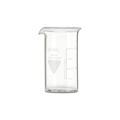 neoLab 1–0163 Gobelet forme haute avec bec verseur, kimax coktail 3,3, 25 ml, verre neoLab 1–0163 Gobelet forme haute avec bec verseur, kimax coktail 3,3, 25 ml, verre