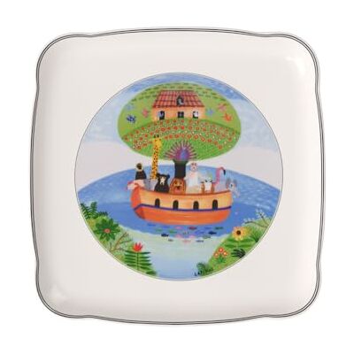 Villeroy & Boch Charm & Breakfast Design Naif Plat de service, 30 cm, Porcelaine Premium, Blanc/Multicolore Villeroy & Boch Charm & Breakfast Design Naif Plat de service, 30 cm, Porcelaine Premium, Blanc/Multicolore