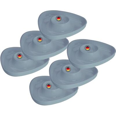 Westmark 207022EB Lot de 6 coquetiers Tri triangulaires en PS Bleu Westmark 207022EB Lot de 6 coquetiers Tri triangulaires en PS Bleu
