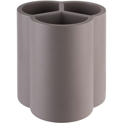 APS Element 11750 Range-couverts en béton avec 3 compartiments Gris 13 x 13 cm Hauteur 14,5 cm Dessous n'abîme pas les meubles APS Element 11750 Range-couverts en béton avec 3 compartiments Gris 13 x 13 cm Hauteur 14,5 cm Dessous n'abîme pas les meubles