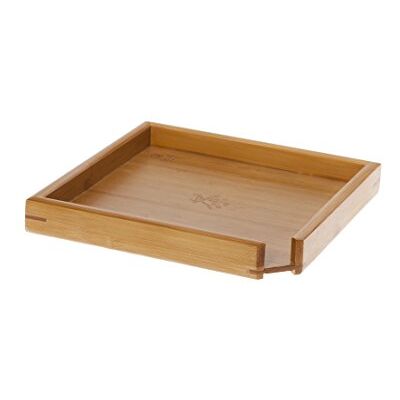 Tea Soul Plateau en bambou pour gâteau 357G PU ER 24 x 24 cm, beige, 24,5 x 24,5 x 4 cm Tea Soul Plateau en bambou pour gâteau 357G PU ER 24 x 24 cm, beige, 24,5 x 24,5 x 4 cm
