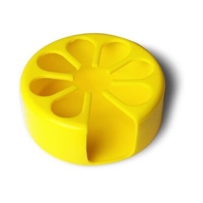 Tenura Plateau avec support pour tasse et pichet Anti-microbien Jaune 9 cm Tenura Plateau avec support pour tasse et pichet Anti-microbien Jaune 9 cm