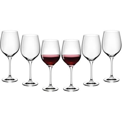 Gerlach 1760 Celestia Lot de 6 verres à vin 530 ml Verres à vin blanc Verres à vin rouge Verre en cristal Verres à vin blancs universels Passe au lave-vaisselle Gerlach 1760 Celestia Lot de 6 verres à vin 530 ml Verres à vin blanc Verres à vin rouge Verre en cristal Verres à vin blancs universels Passe au lave-vaisselle