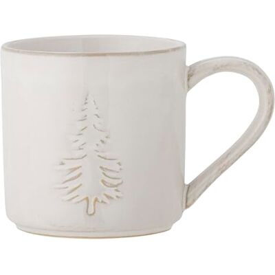 Bloomingville Tasse d'hiver, naturelle, faïence, T8,5 x 8,5 cm, 300 ml Bloomingville Tasse d'hiver, naturelle, faïence, T8,5 x 8,5 cm, 300 ml