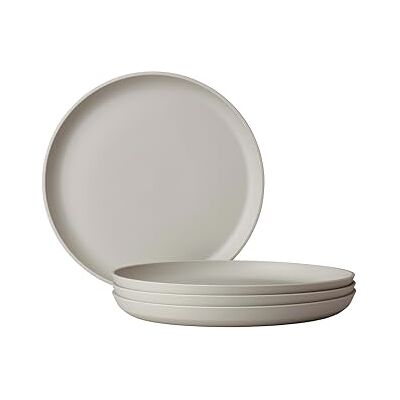 Mepal Assiette petit déjeuner 4 pièces Silueta Lavable au lave-vaisselle et résistant au micro-ondes Assiettes en plastique Assiettes plates Vaisselle 23 cm Nordic white Mepal Assiette petit déjeuner 4 pièces Silueta Lavable au lave-vaisselle et résistant au micro-ondes Assiettes en plastique Assiettes plates Vaisselle 23 cm Nordic white