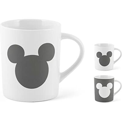 H&H Disney100 Mickey Set 24 tasses Mug, New Bone China, cc341 H&H Disney100 Mickey Set 24 tasses Mug, New Bone China, cc341
