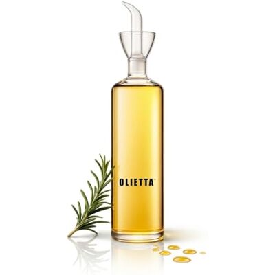 Olietta Bouteille Huile Olive bec Verseur Huilier en Verre pour Huile d'olive et Vinaigre de 500 ML Anti-Goutte et Anti-fuites Idéale pour Verser des Liquides Facile à Nettoyer Olietta Bouteille Huile Olive bec Verseur Huilier en Verre pour Huile d'olive et Vinaigre de 500 ML Anti-Goutte et Anti-fuites Idéale pour Verser des Liquides Facile à Nettoyer