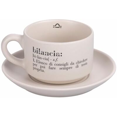 Tivoli Tasse à café 90 ml avec soucoupe en porcelaine, Victionary Balance Tivoli Tasse à café 90 ml avec soucoupe en porcelaine, Victionary Balance
