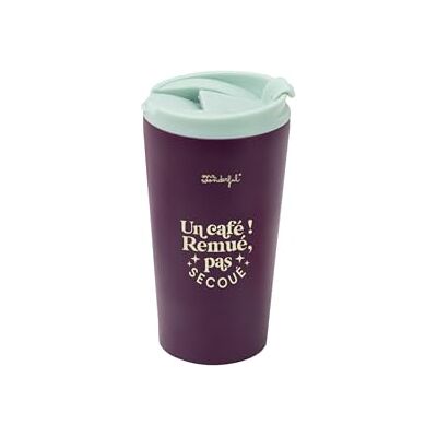 Mr. Wonderful Mr.Wonderful Mug take away thermique Un café ! Remué, pas secoué Fabriqué en Acier Inoxydable à Double Paroi Maintient la Chaleur et le Froid Mr. Wonderful Mr.Wonderful Mug take away thermique Un café ! Remué, pas secoué Fabriqué en Acier Inoxydable à Double Paroi Maintient la Chaleur et le Froid