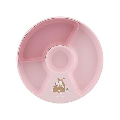 Mepal Assiette compartimentée Mio Little Dutch Bords hauts pour un ramassage aisé Base antidérapante Compartiment amovible pour créer 2, 3, 4 sections Résiste au micro-ondes Fairy Garden Mepal Assiette compartimentée Mio Little Dutch Bords hauts pour un ramassage aisé Base antidérapante Compartiment amovible pour créer 2, 3, 4 sections Résiste au micro-ondes Fairy Garden