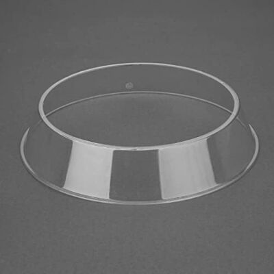 Vogue Anneau pour assiettes en polycarbonate, transparent, taille : 40(H) x 215(Ø) mm, couvercle pour assiette fourni séparément (K483), passe au lave-vaisselle et au congélateur, K481 Vogue Anneau pour assiettes en polycarbonate, transparent, taille : 40(H) x 215(Ø) mm, couvercle pour assiette fourni séparément (K483), passe au lave-vaisselle et au congélateur, K481
