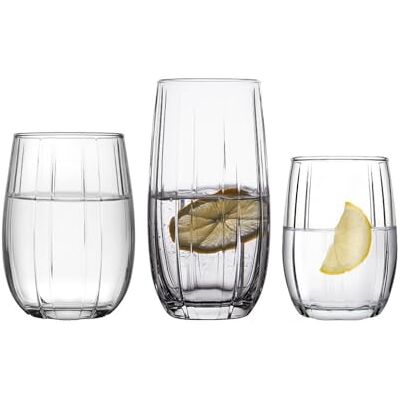 Pasabahce Linka Service de 18 verres, verre Pasabahce Linka Service de 18 verres, verre