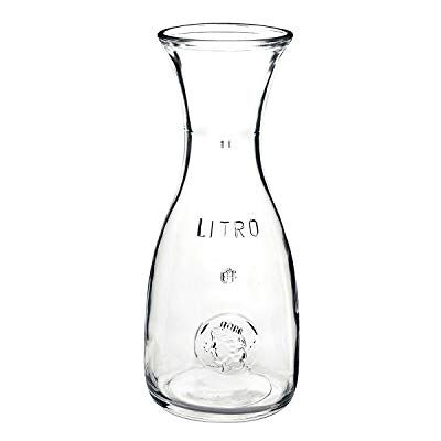 Bormioli Rocco Misura 184179MU3321990 Carafe à vin en verre transparent 1000 ml Bormioli Rocco Misura 184179MU3321990 Carafe à vin en verre transparent 1000 ml