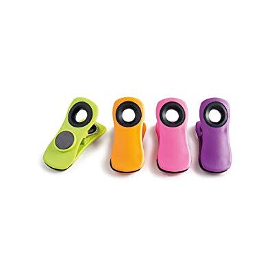 IBILI 717700 Lot de 4 Pinces Pour Sac avec Aimant IBILI 717700 Lot de 4 Pinces Pour Sac avec Aimant