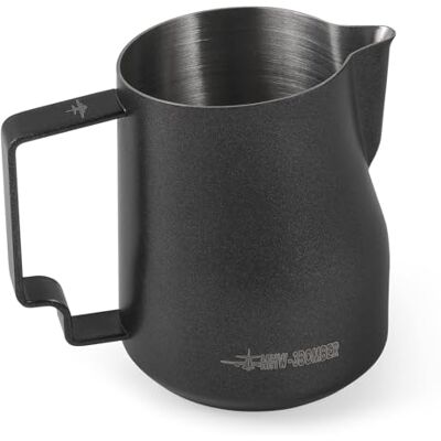 MHW-3BOMBER Pichet à lait expresso 350 ml Turbo en acier inoxydable 304 avec bec verseur aigle Noir mat P6007MB MHW-3BOMBER Pichet à lait expresso 350 ml Turbo en acier inoxydable 304 avec bec verseur aigle Noir mat P6007MB