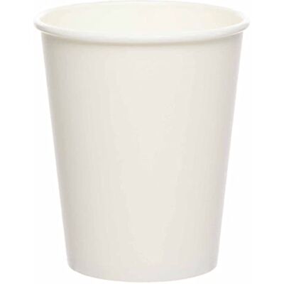 amscan 9915403-217-66 Lot de 8 gobelets en papier respectueux de l'environnement Blanc amscan 9915403-217-66 Lot de 8 gobelets en papier respectueux de l'environnement Blanc