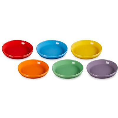 LE CREUSET Ensemble coupé en grès de 6 bols de pâtes LE CREUSET Ensemble coupé en grès de 6 bols de pâtes
