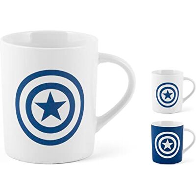 H&H Disney100 Captain America Lot de 24 tasses Mug, New Bone China, cc340 H&H Disney100 Captain America Lot de 24 tasses Mug, New Bone China, cc340