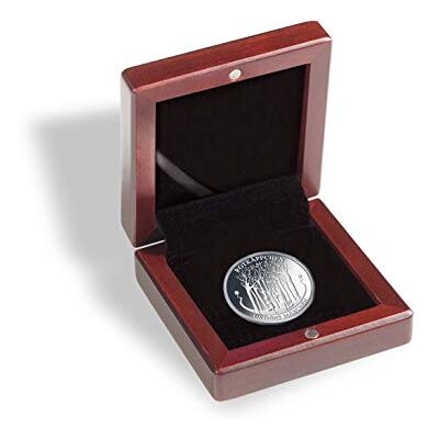 Leuchtturm Volterra 309490 Porte-monnaie rond pour 1 pièce jusqu'à 41 mm de diamètre Couleur acajou Leuchtturm Volterra 309490 Porte-monnaie rond pour 1 pièce jusqu'à 41 mm de diamètre Couleur acajou