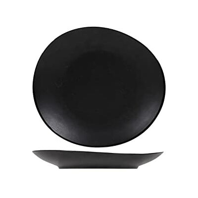 Cosy & Trendy Assiette à Dessert VONGOLA Noir-22,2 X 20,3 Cm- Lot de 6 Cosy & Trendy Assiette à Dessert VONGOLA Noir-22,2 X 20,3 Cm- Lot de 6