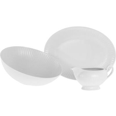 Creatable 21883 Service de table en porcelaine, blanc Creatable 21883 Service de table en porcelaine, blanc