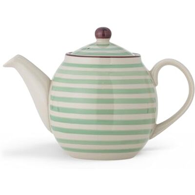 Bloomingville Patrizia 21105933 Théière en faïence Vert Capacité 1200 ml Passe au lave-vaisselle Bloomingville Patrizia 21105933 Théière en faïence Vert Capacité 1200 ml Passe au lave-vaisselle
