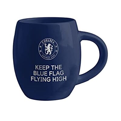 FOCO Premier League Football Chelsea Keep The Blue Flag Flying High Slogan Tasse à thé FOCO Premier League Football Chelsea Keep The Blue Flag Flying High Slogan Tasse à thé