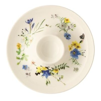 Rosenthal Brillance Fleurs des Alpes Coquetier avec étagère Rosenthal Brillance Fleurs des Alpes Coquetier avec étagère