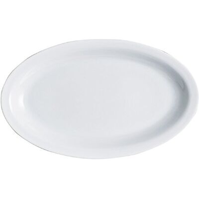 Saturnia Assiette Ovale Porcelaine B. Co cm.36 Rome Saturnia Assiette Ovale Porcelaine B. Co cm.36 Rome