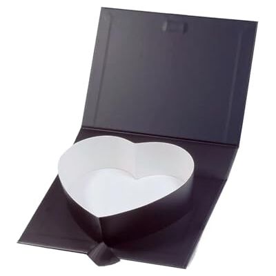 GOXQIT Boîtes cadeaux de Saint-Valentin avec inscription « I Love You » à remplir en forme de cœur Boîtes à friandises pour la Saint-Valentin Noir GOXQIT Boîtes cadeaux de Saint-Valentin avec inscription « I Love You » à remplir en forme de cœur Boîtes à friandises pour la Saint-Valentin Noir