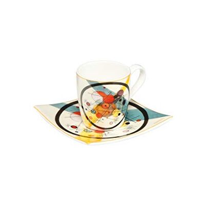 Goebel Tasse à expresso Artis Orbis Wassily Kandinsky multicolore en porcelaine fine 67100031 Goebel Tasse à expresso Artis Orbis Wassily Kandinsky multicolore en porcelaine fine 67100031