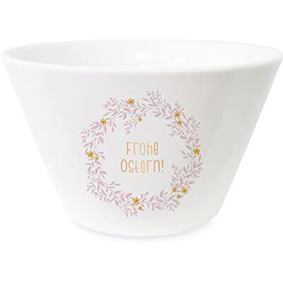 GRAFIK WERKSTATT Das Original Grafik-Werkstatt Bol à céréales de Pâques avec 100% or véritable en porcelaine Joyeuses Pâques (volume) Motif lapins multicolores GRAFIK WERKSTATT Das Original Grafik-Werkstatt Bol à céréales de Pâques avec 100% or véritable en porcelaine Joyeuses Pâques (volume) Motif lapins multicolores