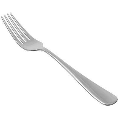 Fourchettes de Table Amazon Basics - Manche Ronde Élégante - 12 pcs Fourchettes de Table Amazon Basics - Manche Ronde Élégante - 12 pcs