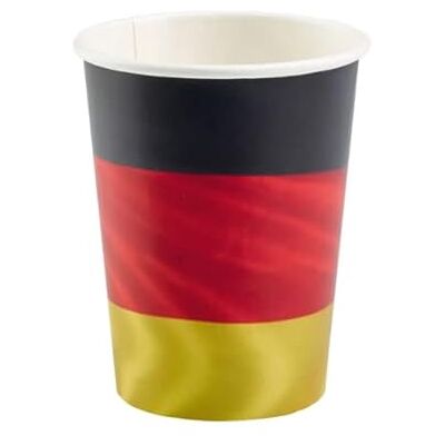 amscan Lot de 6 grands gobelets Allemagne de 500 ml amscan Lot de 6 grands gobelets Allemagne de 500 ml