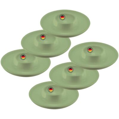 Westmark 206222EM Lot de 6 coquetiers ronds empilables en plastique de qualité supérieure Vert 10 cm Westmark 206222EM Lot de 6 coquetiers ronds empilables en plastique de qualité supérieure Vert 10 cm