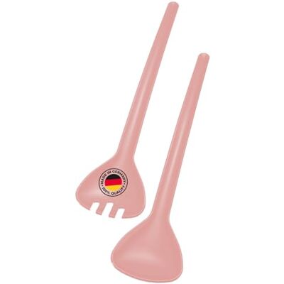 Westmark Couverts à salade/à servir, 2 pièces, Longueur : 26,6 cm, Plastique, Traditionnel, Couleur : rose, 2090227P Westmark Couverts à salade/à servir, 2 pièces, Longueur : 26,6 cm, Plastique, Traditionnel, Couleur : rose, 2090227P