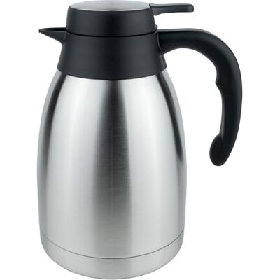 Pioneer Carafes à café intérieures sous vide, acier inoxydable, finition satinée, couvercle plat en acier inoxydable, 1,5 litre Pioneer Carafes à café intérieures sous vide, acier inoxydable, finition satinée, couvercle plat en acier inoxydable, 1,5 litre