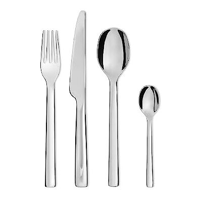 Alessi Reb09s24 Ovale Service à Couverts 24 Pièces en Acier Inoxydable 18/10 Brillant Alessi Reb09s24 Ovale Service à Couverts 24 Pièces en Acier Inoxydable 18/10 Brillant