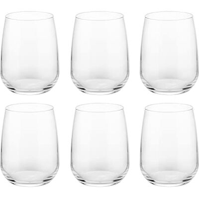 Kasanova Ensemble de 6 Verres pour Eau et Vin - Vaisselle Kasanova Ensemble de 6 Verres pour Eau et Vin - Vaisselle