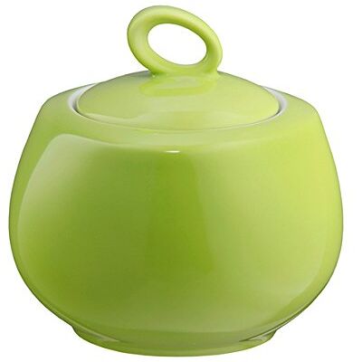 Seltmann Weiden Seltmann 001.684256 Trio Boîte à sucre ronde en porcelaine Vert 0,24 l 9,2 cm de diamètre 9,3 cm de hauteur Seltmann Weiden Seltmann 001.684256 Trio Boîte à sucre ronde en porcelaine Vert 0,24 l 9,2 cm de diamètre 9,3 cm de hauteur