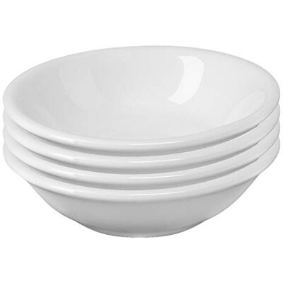 Westmark 6975224C Lot de 4 petits pots ronds en céramique Blanc Ø 7 x 2 cm Westmark 6975224C Lot de 4 petits pots ronds en céramique Blanc Ø 7 x 2 cm
