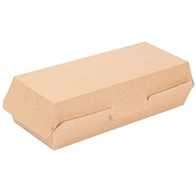 Garcia de Pou Lot de 50 boîtes "Panini" Thepack" 220 G/M2 26,5 x 12,2 x 7 cm Naturel Carton Ondulé Nano-Micro Garcia de Pou Lot de 50 boîtes "Panini" Thepack" 220 G/M2 26,5 x 12,2 x 7 cm Naturel Carton Ondulé Nano-Micro