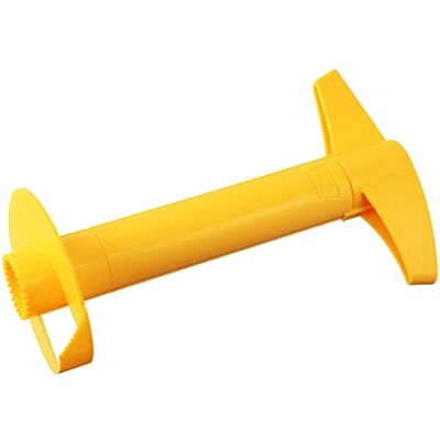Fackelmann 44101 Coupe ananas, tranche ananas, vide ananas, Plastique, Jaune, 20,5 x 13 x 9 cm Fackelmann 44101 Coupe ananas, tranche ananas, vide ananas, Plastique, Jaune, 20,5 x 13 x 9 cm